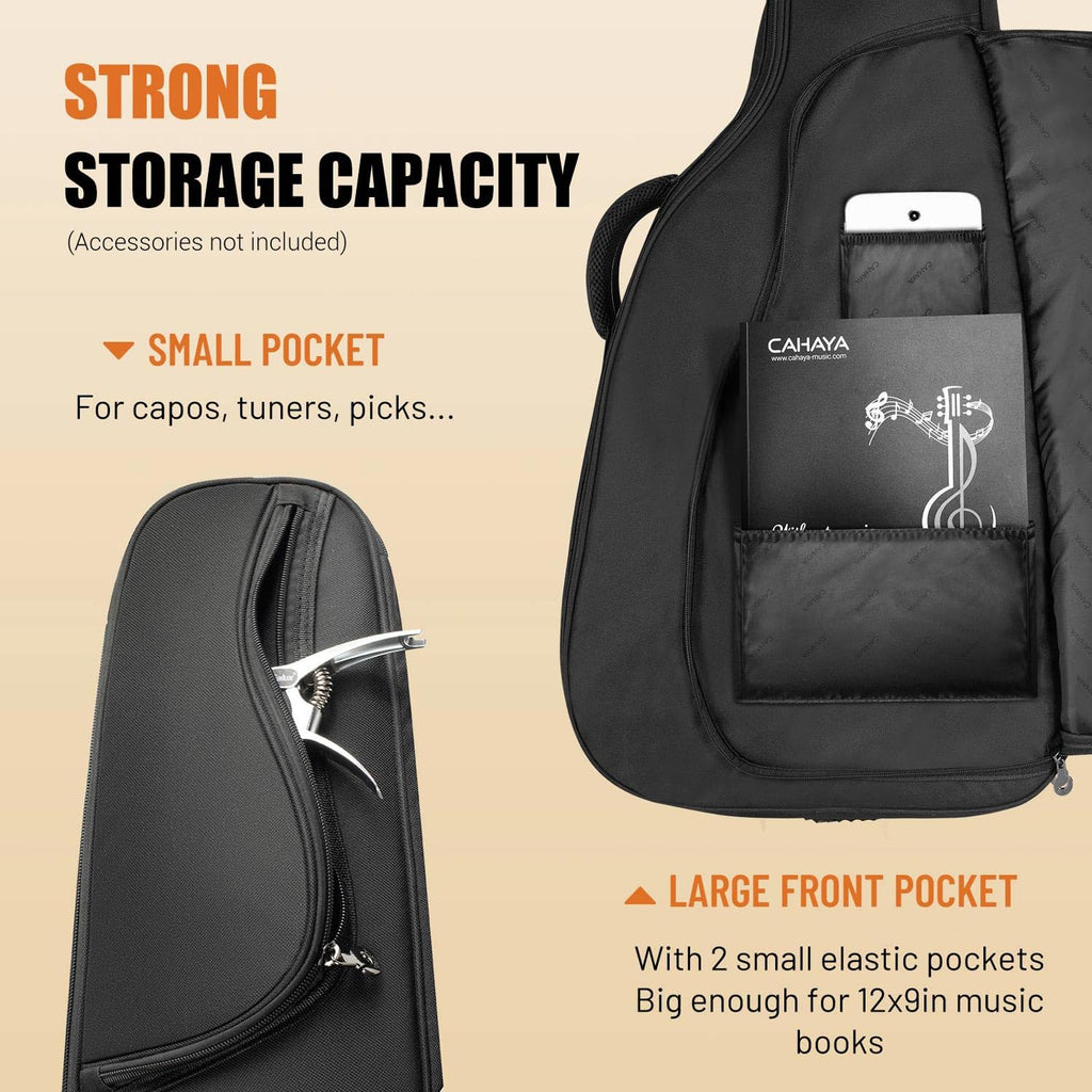 42 43 44In 0.5In Thick Padding Acoustic Guitar Bag M520