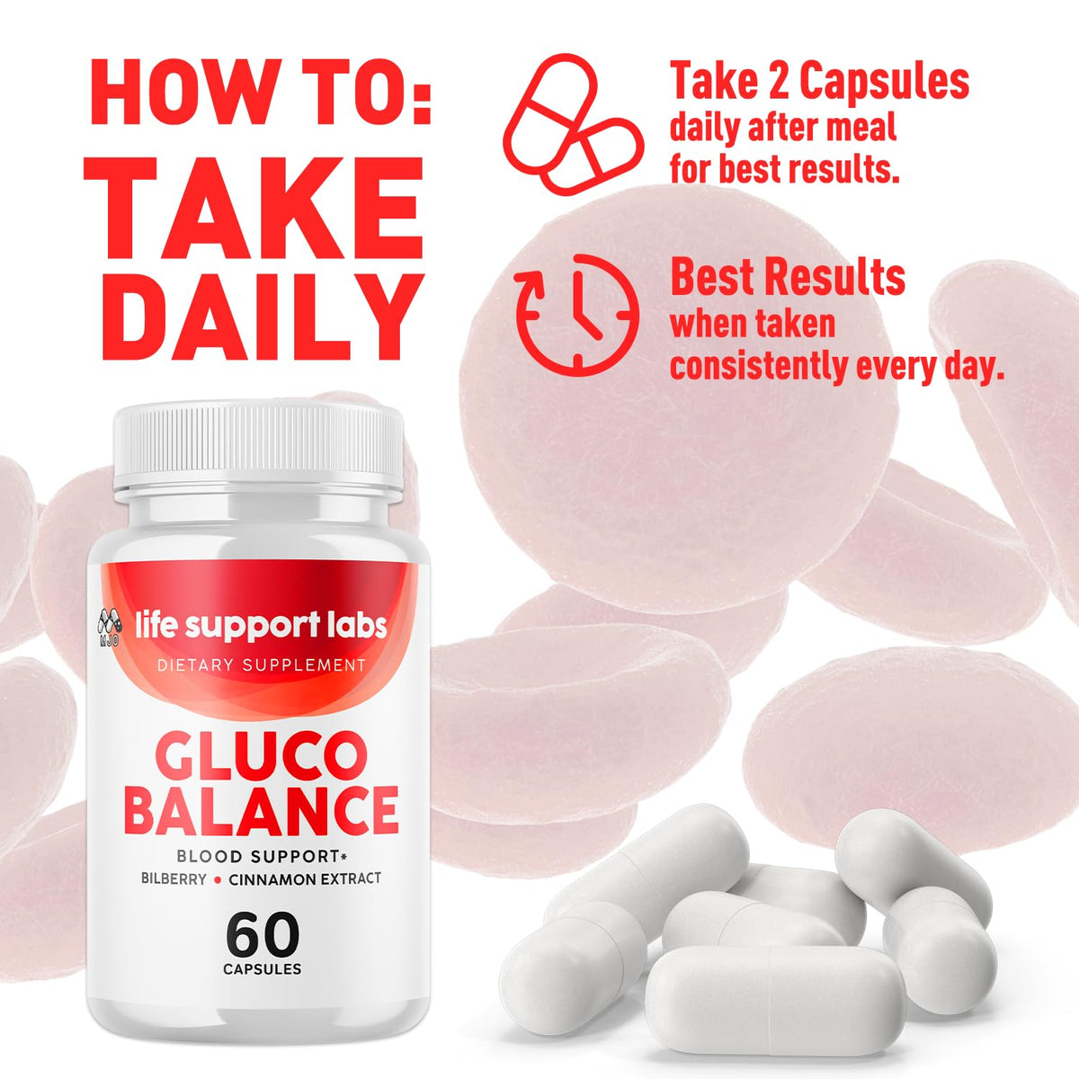3 Pack 180 Capsules Blood Health Pills R741886