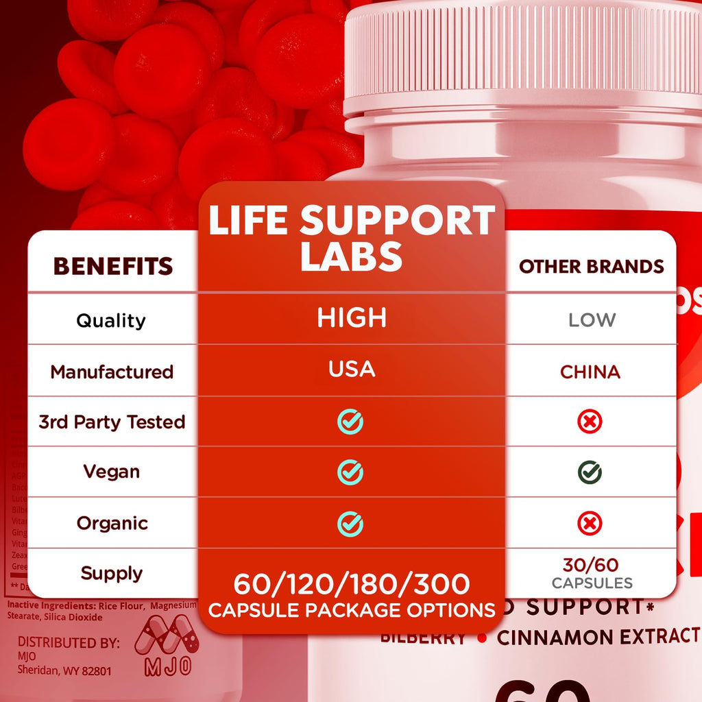 3 Pack 180 Capsules Blood Health Pills R741886