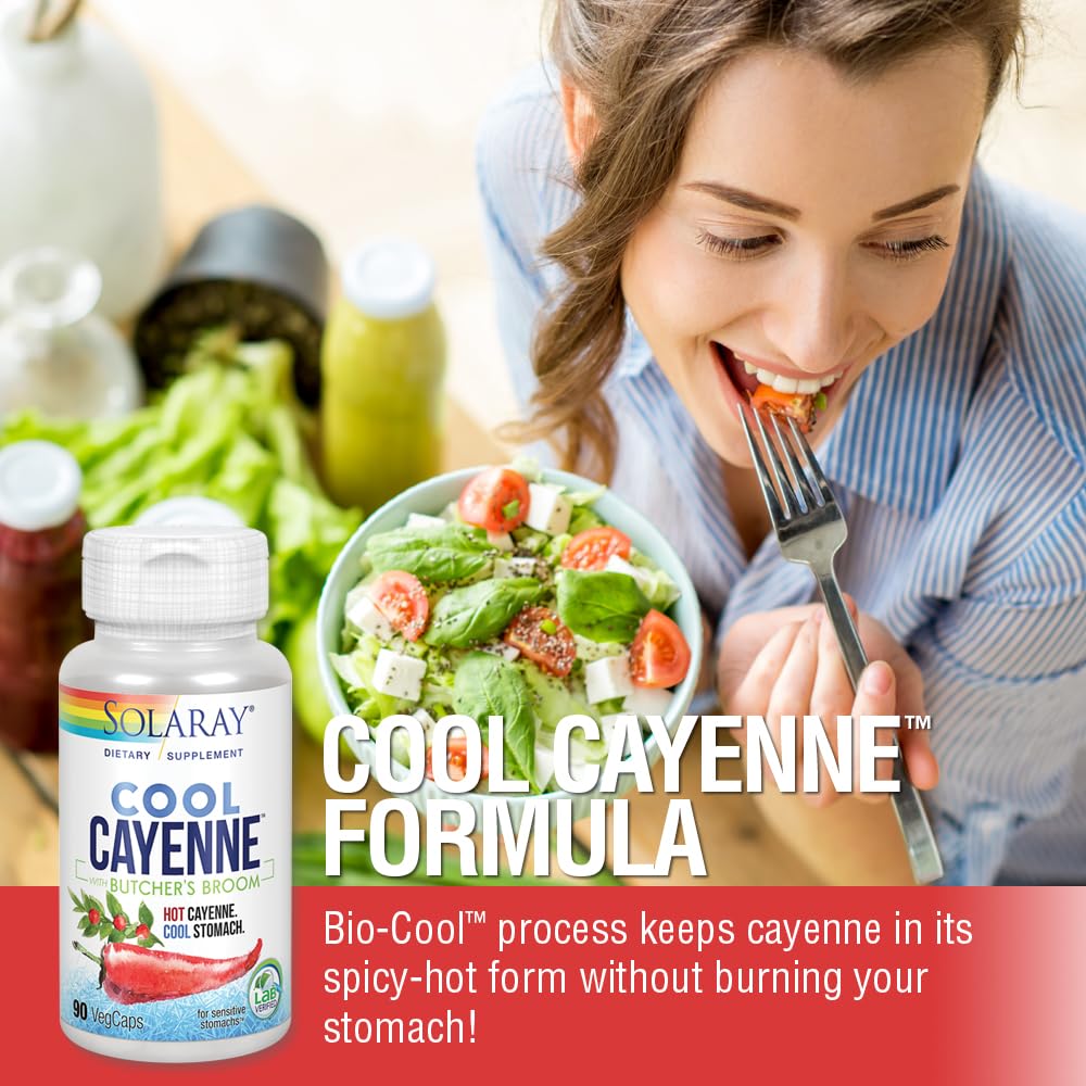 Cool Cayenne Pepper 40,000 HU 90 VegCaps P5970