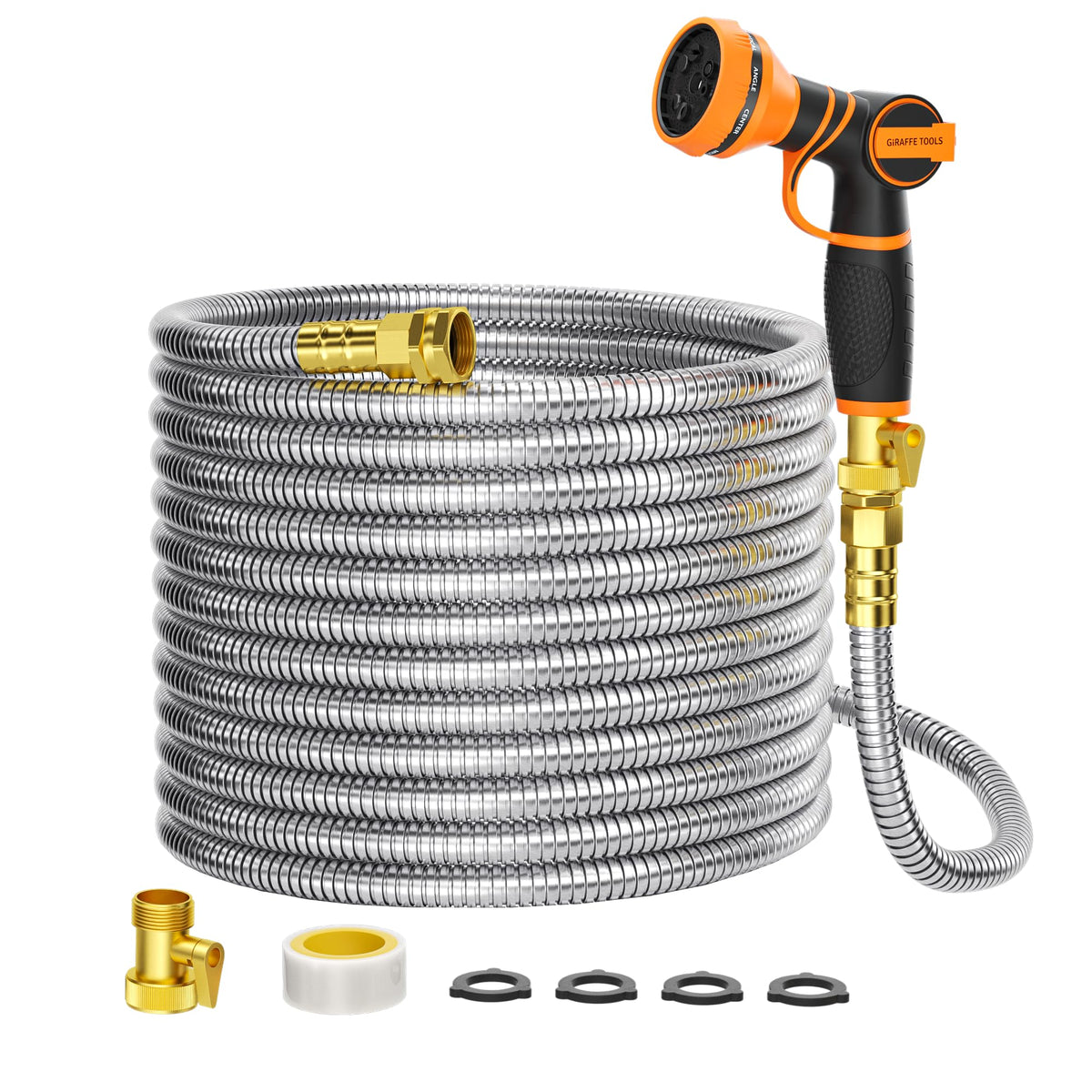 Garden Hose 100ft x 5/8" Stainless Steel J5246