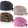 4 Pcs Nurse Scrub Caps F24329