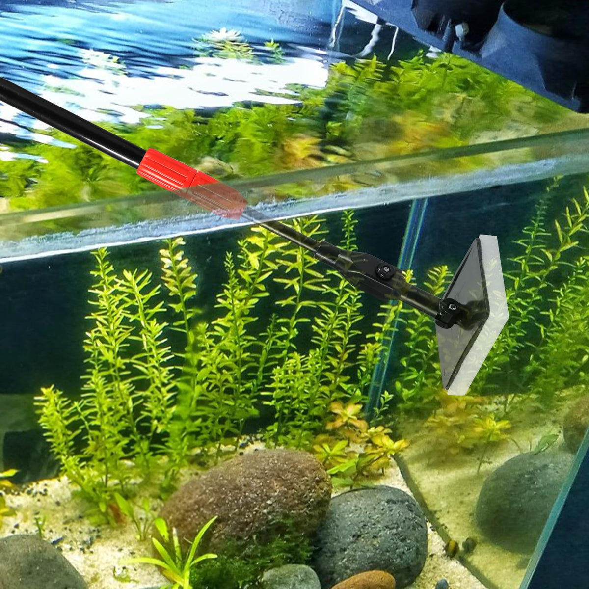 6 in 1 Aquarium Cleaning Kit with Adjustable Handle M31417
