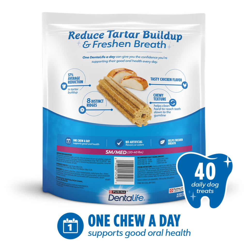 Daily Oral Care Dog Treats 40 ct Z69407