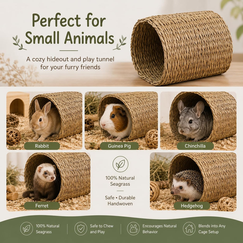 Natural Seagrass Bunny Tunnel V42569