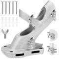 1" Metal Flag Pole Holder with 3 Fixed Holes G987