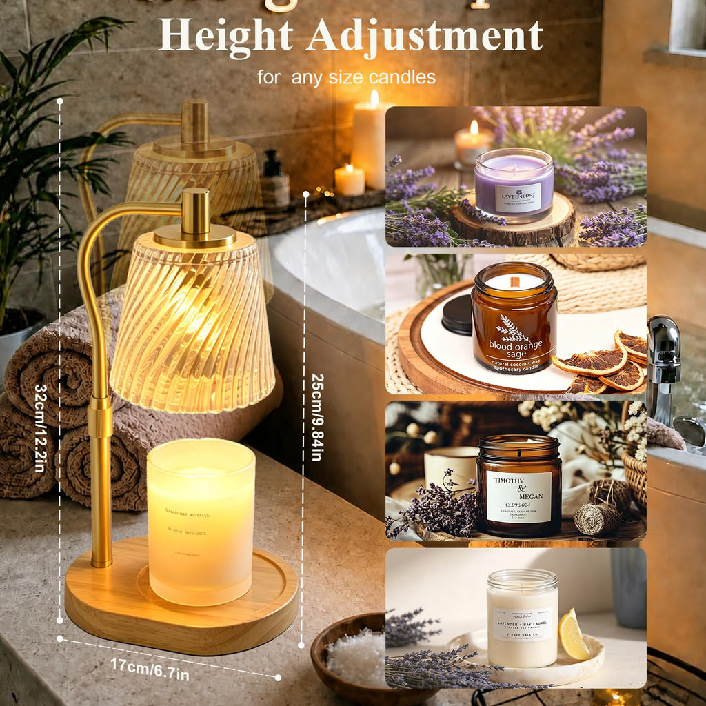 Candle Warmer Lamp with Timer and Dimmable X216086