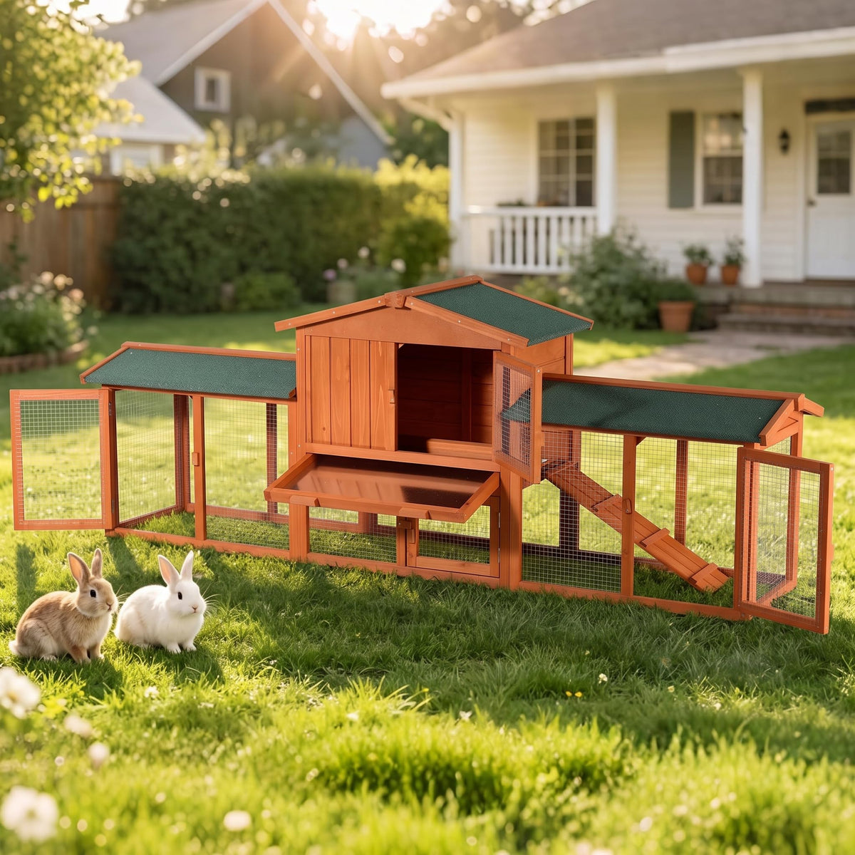 86" Extra Large Rabbit Cage N275
