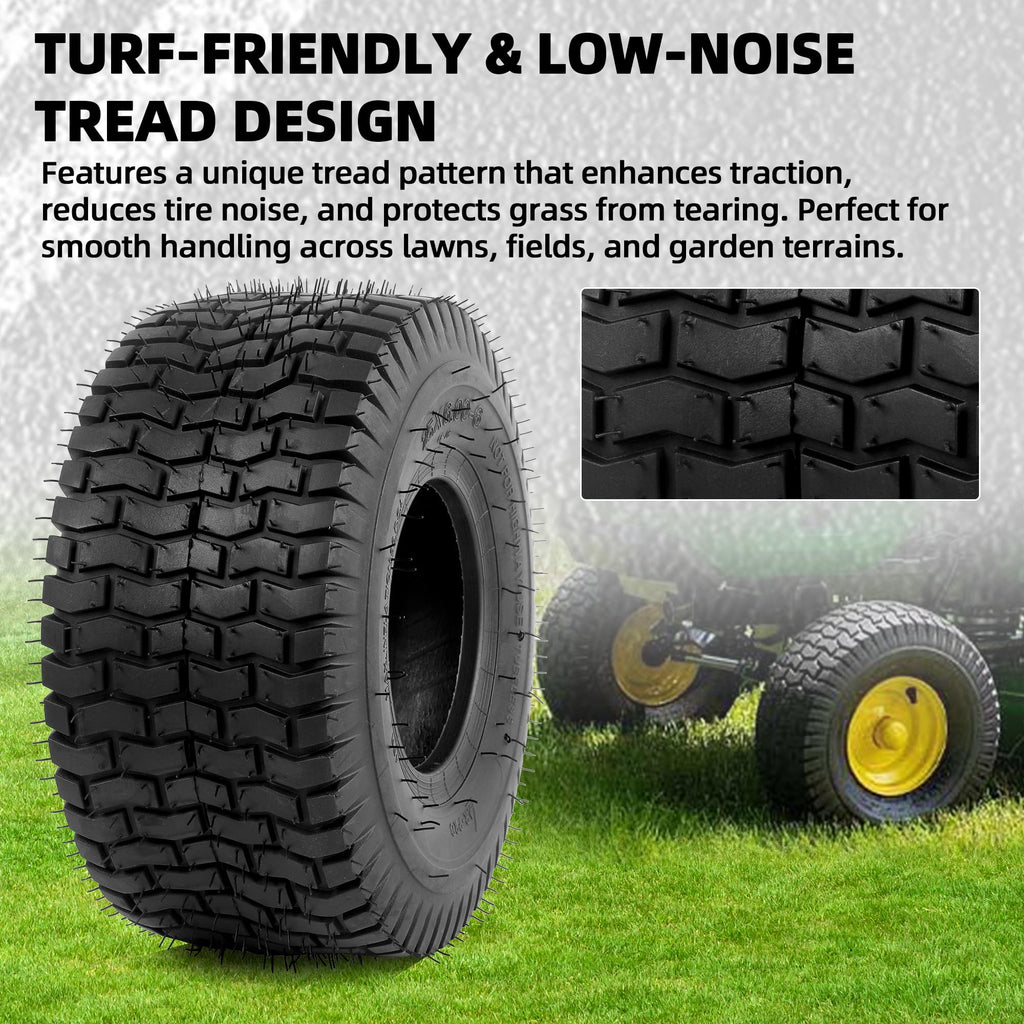 15x6.00-6 Tubeless Tire 4 Ply Turf Treads T24133