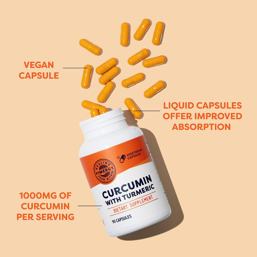 Turmeric Curcumin 1000mg Vegan Capsules B8452