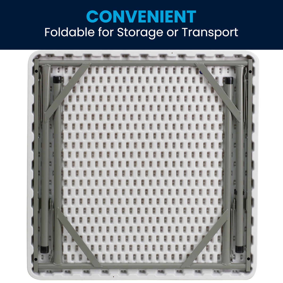 Square Plastic Folding Table M8416