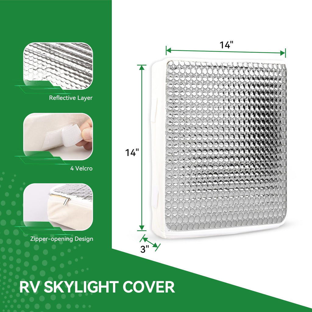 2 Pack 14"x14" RV Vent Insulator N1892