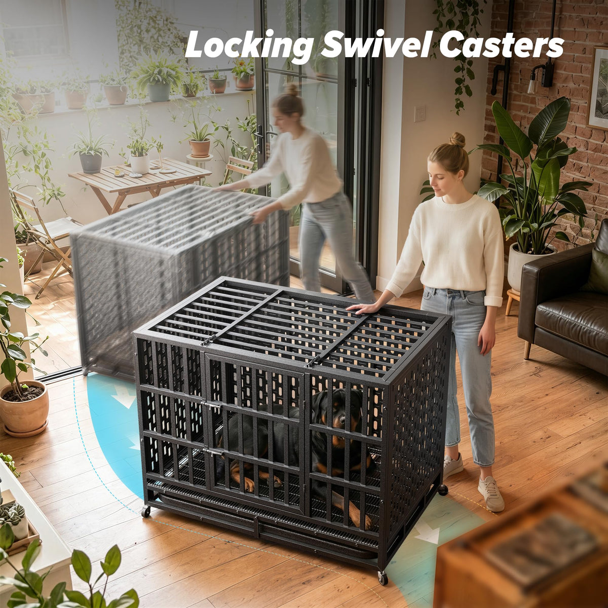 48 Inch Heavy Duty Dog Crate Z98012