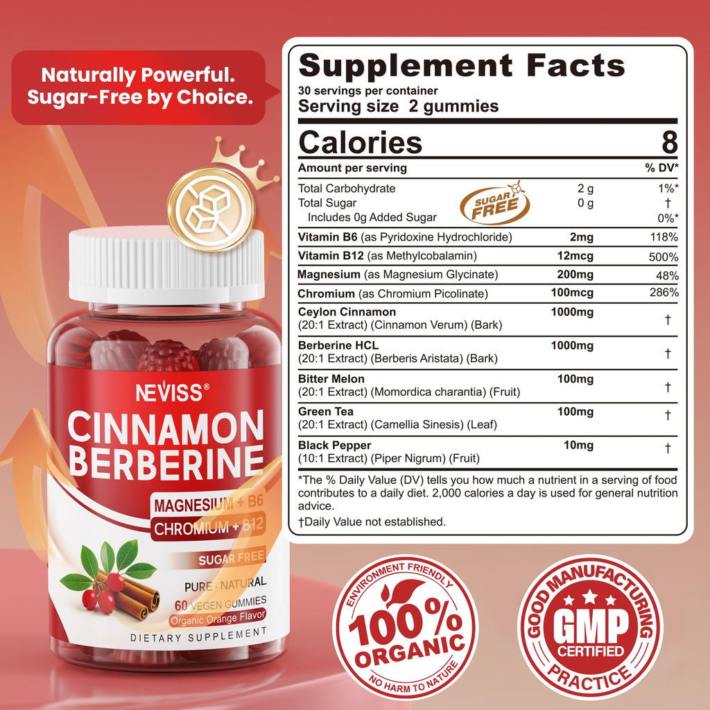 Sugar Free Vegan 2000mg Berberine Gummies I23458