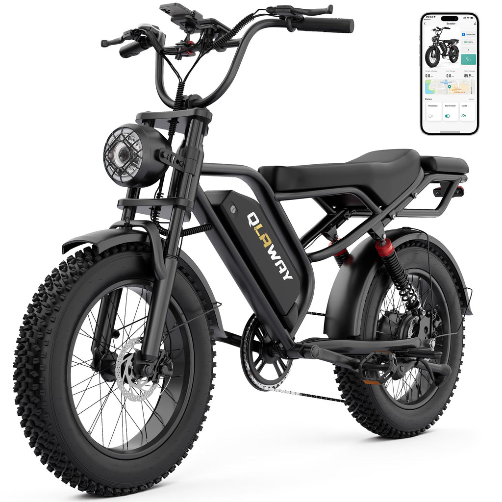 20" Fat Tire 1500W Electric Bike with Removable Battery T5192