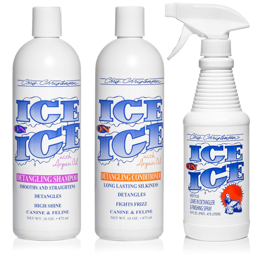 16 oz Detangling Shampoo Conditioner and Finishing Spray V8941