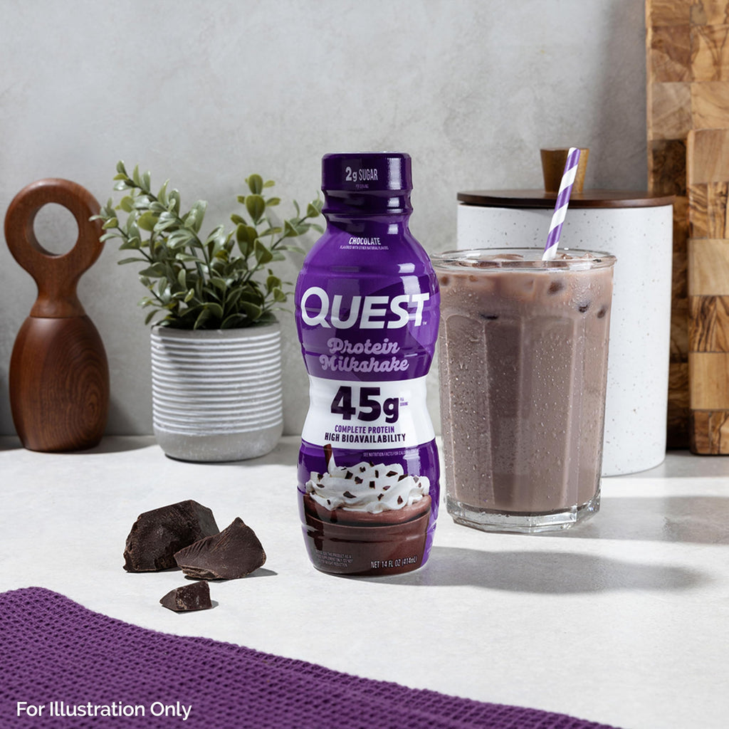Chocolate Protein Shake, 45g Protein, 12 Count D976