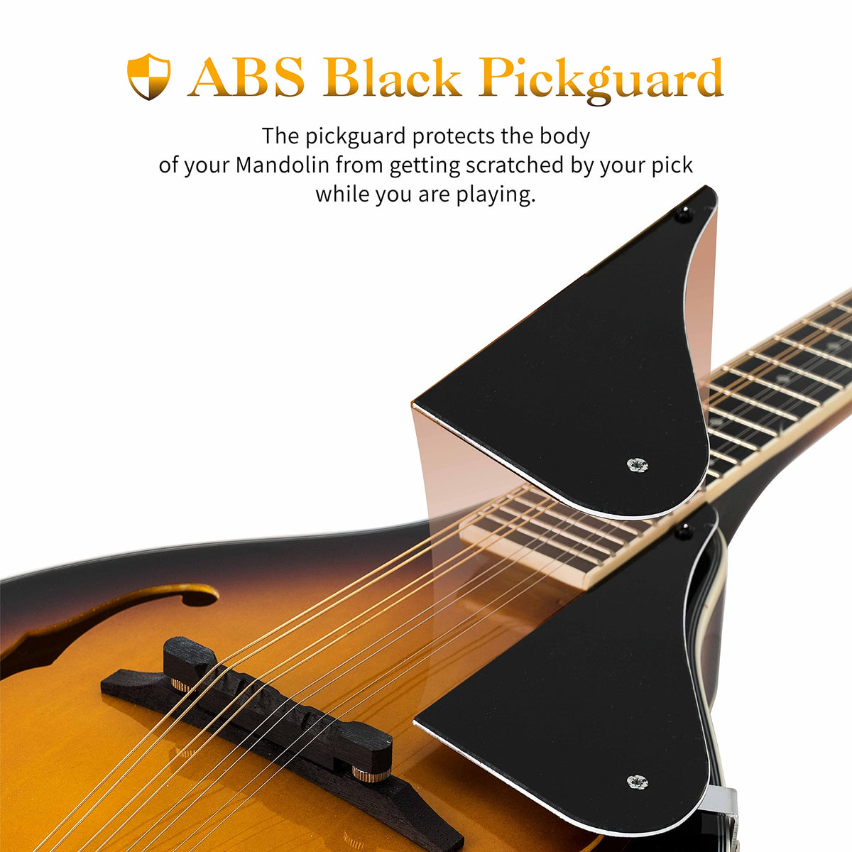 8 String Mahogany Wood Acoustic Mandolin Kit with Gig Bag M232