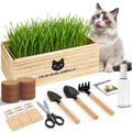 Cat Grass Kit Indoor Non-GMO Wheatgrass Seeds Growing Set A678767