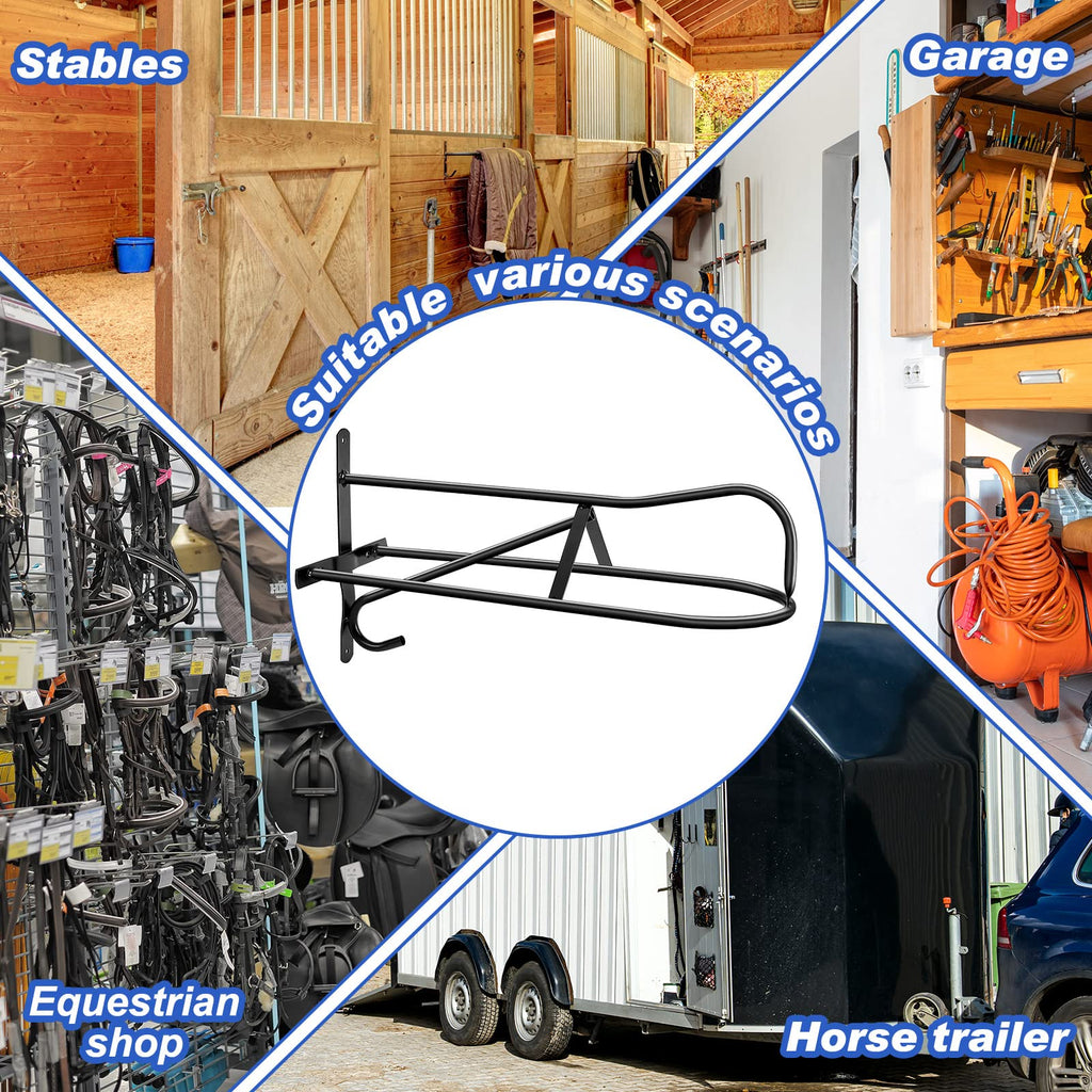 4 Sets Wall Mounted Saddle Rack G157