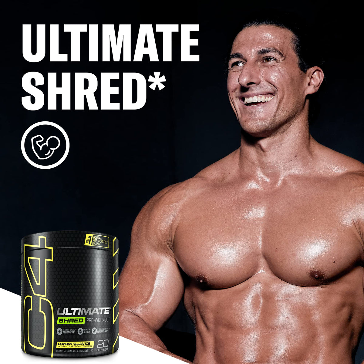 Pre Workout Powder Fat Burner Supplement With Ginger Root Extract 20 Servings K907039