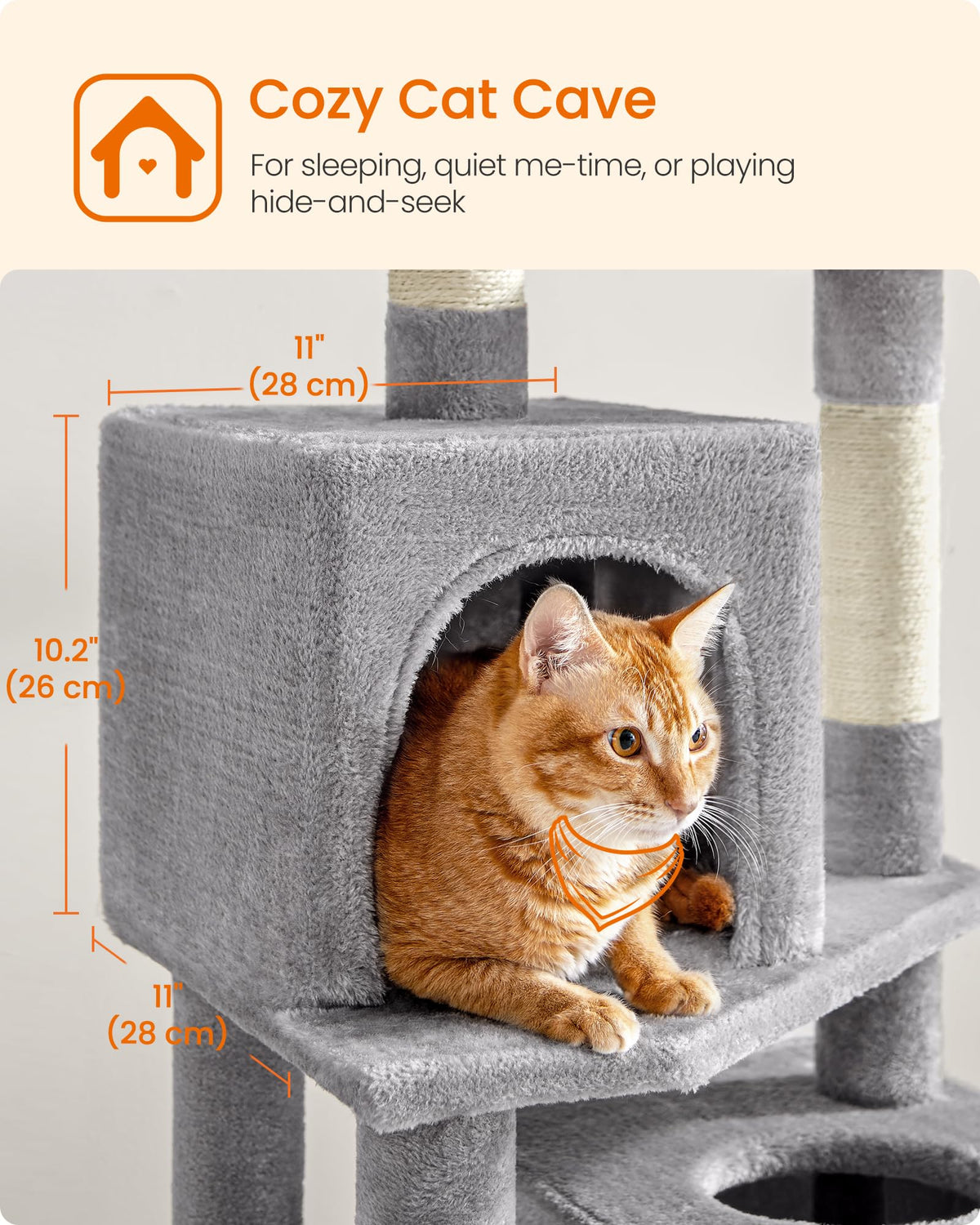 Light Gray Cat Tree P609352