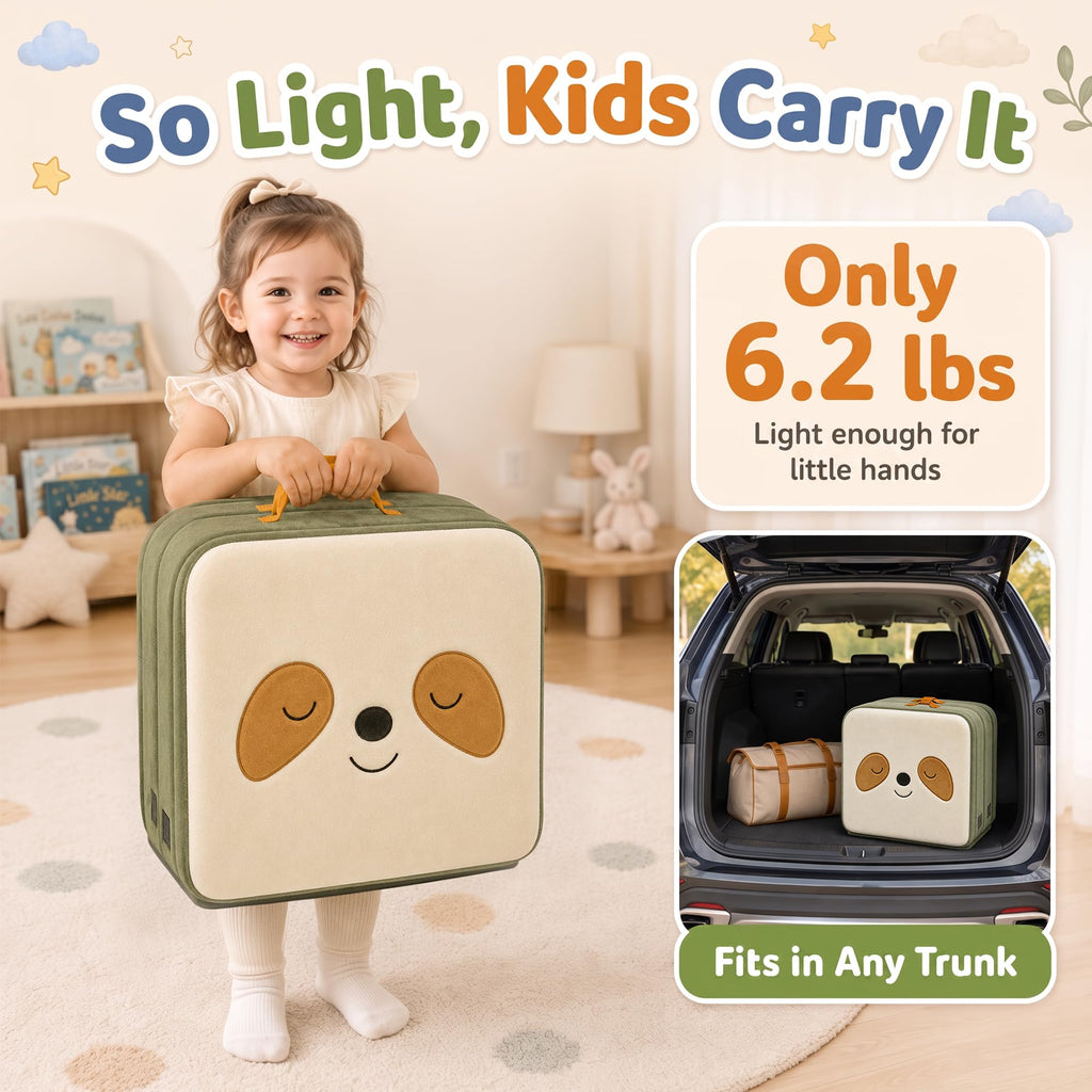 Foldable Portable Toddler Travel Bed with Pillow I274242