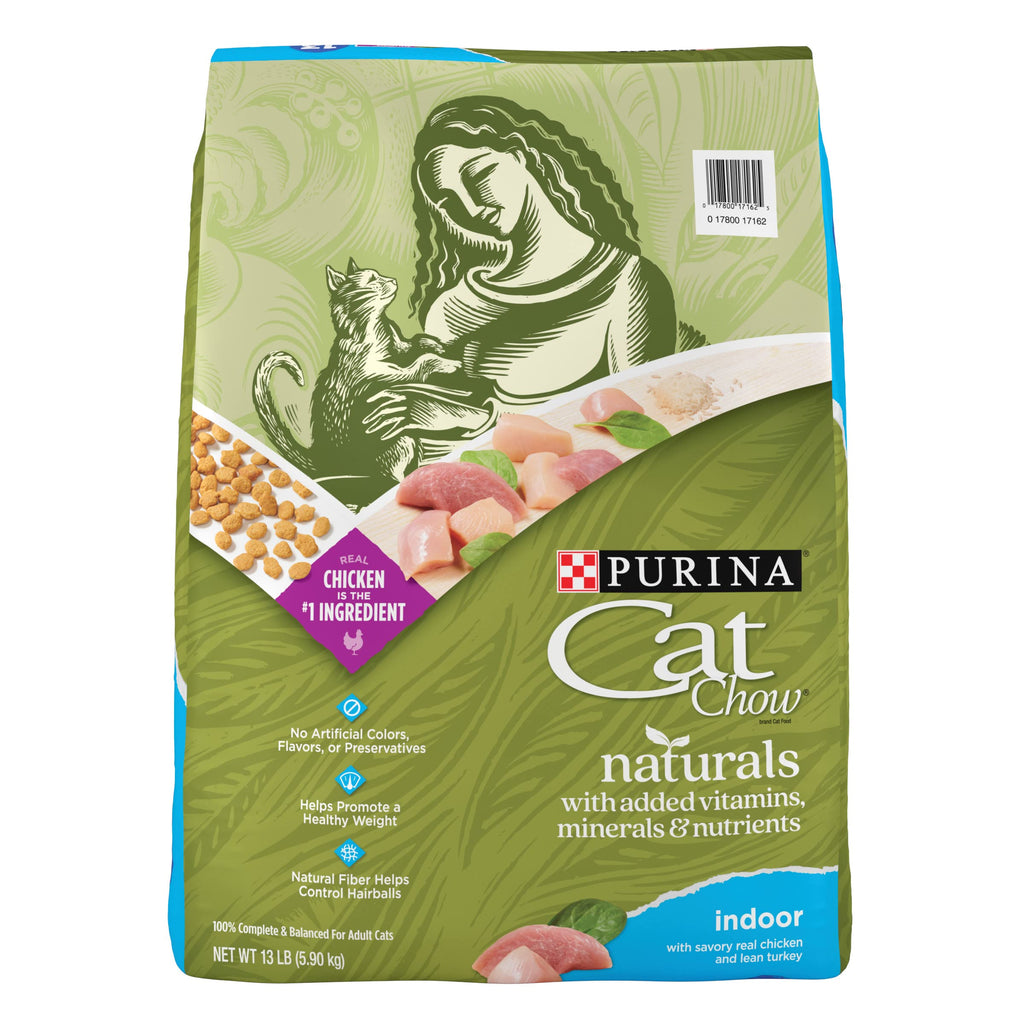 Indoor Dry Cat Food 13 lb Bag Q663655