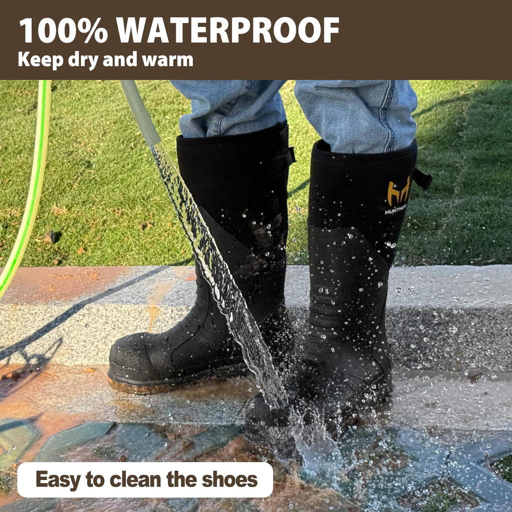 Steel Toe Rubber Work Boots with Steel Shank W938090