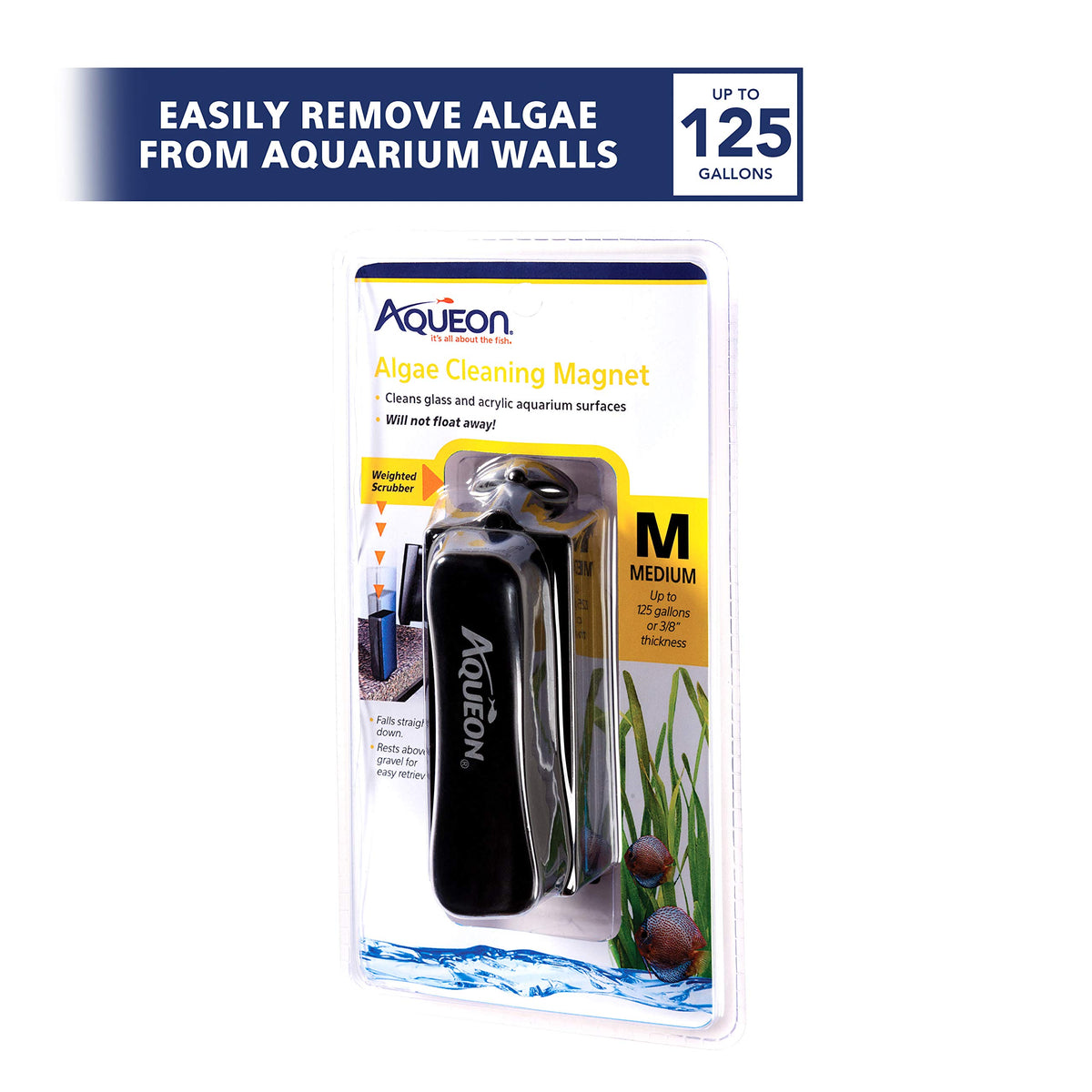 Aquarium Algae Scraper Magnetic Glass Cleaner K608