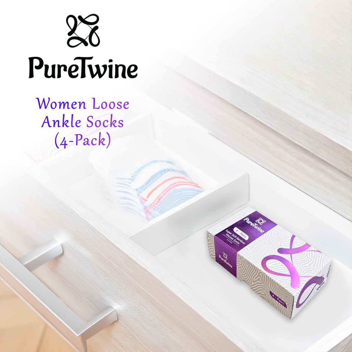 Bamboo Viscose Non Binding Ankle Socks O545