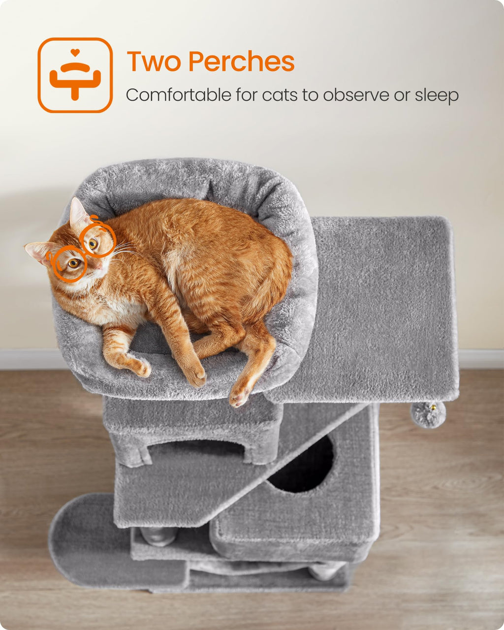 Light Gray Cat Tree P609352