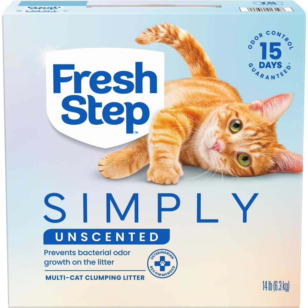 Unscented Clumping Cat Litter with Activated Charcoal, 14 lb E365660