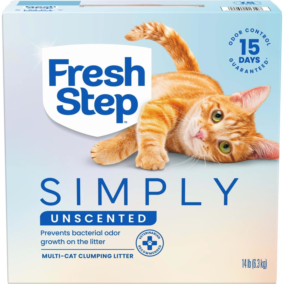 Unscented Clumping Cat Litter with Activated Charcoal, 14 lb E365660