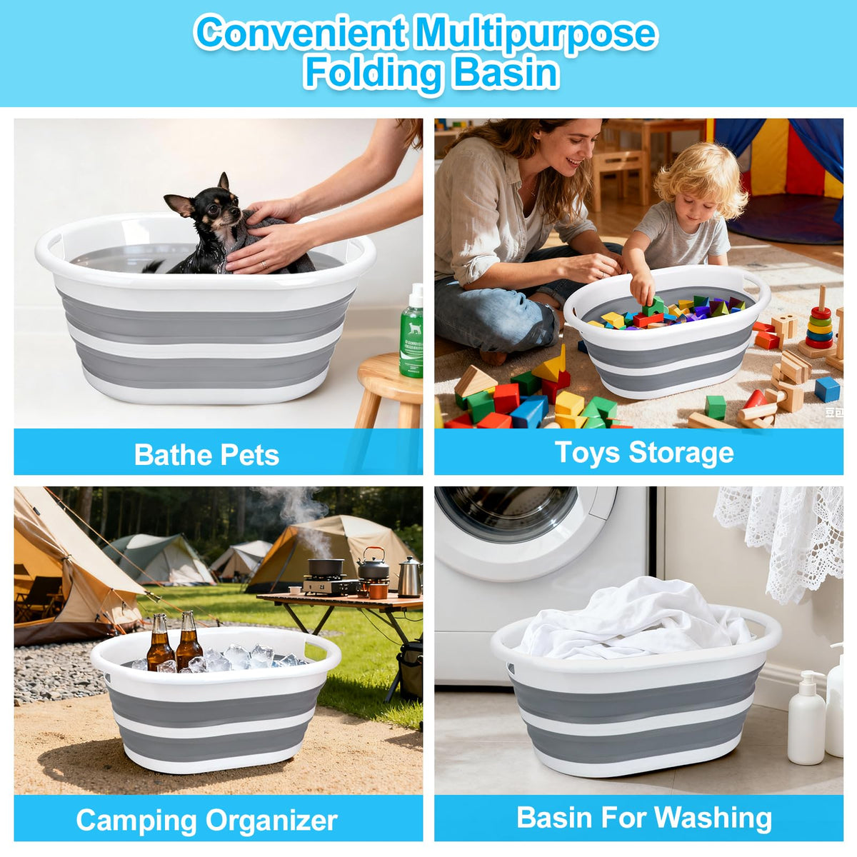 Collapsible Dog Bathtub C3224