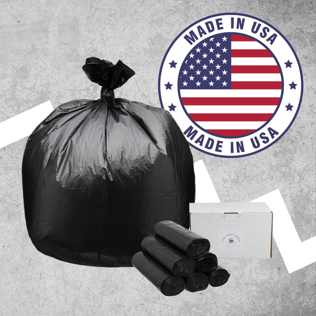 45 Gallon Black Trash Bag 150 Count Can Liner B14744