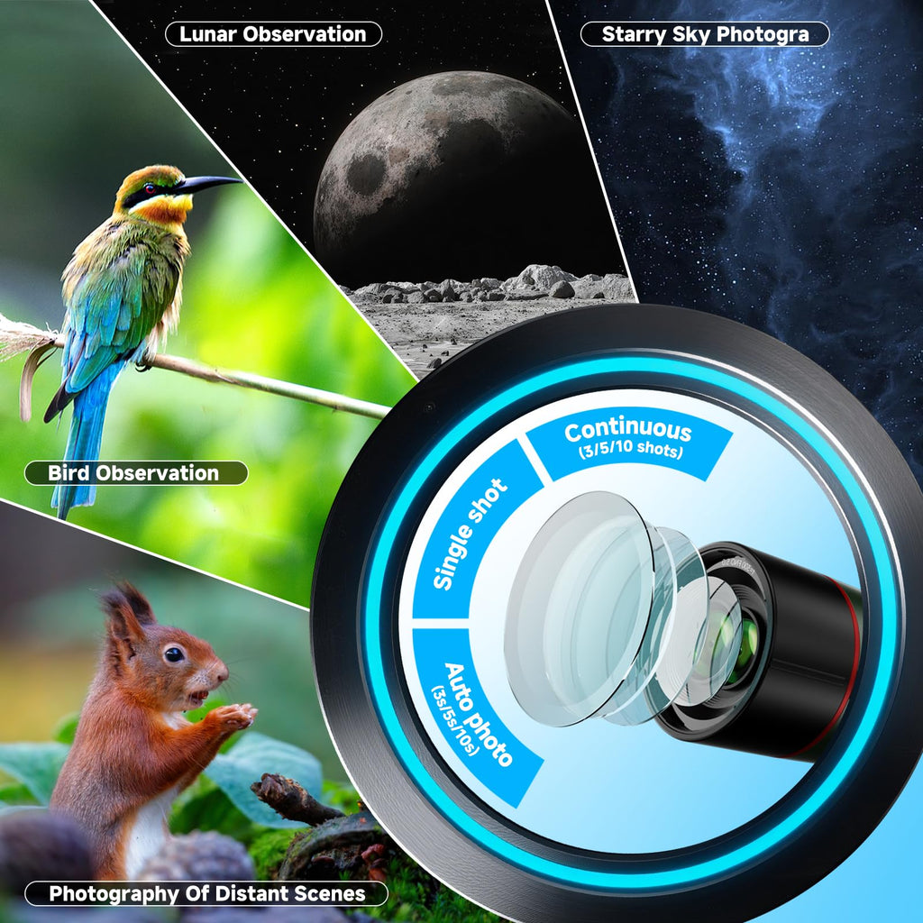 Auto-Focus Portable Digital Electronic Telescope M8225