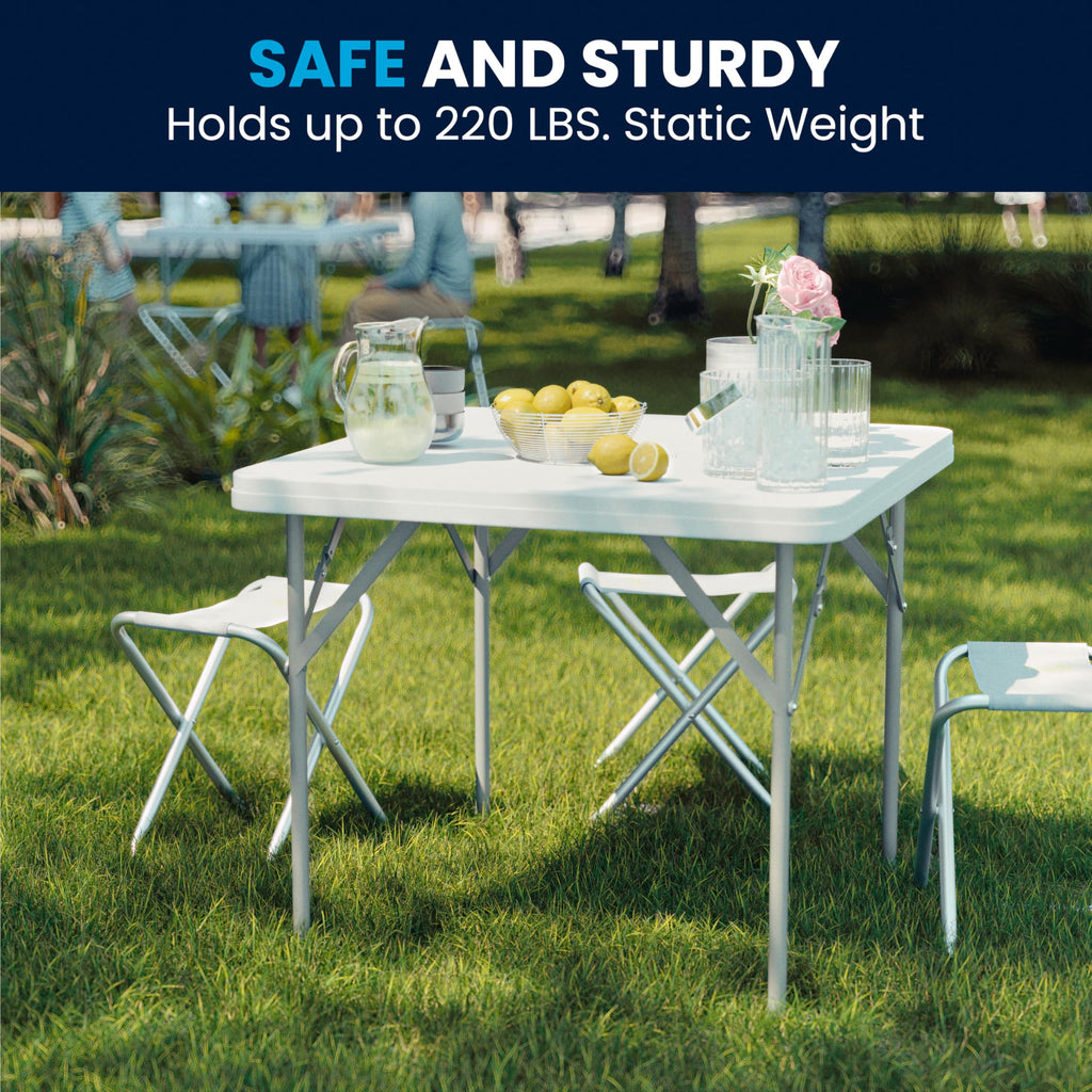 Square Plastic Folding Table M8416