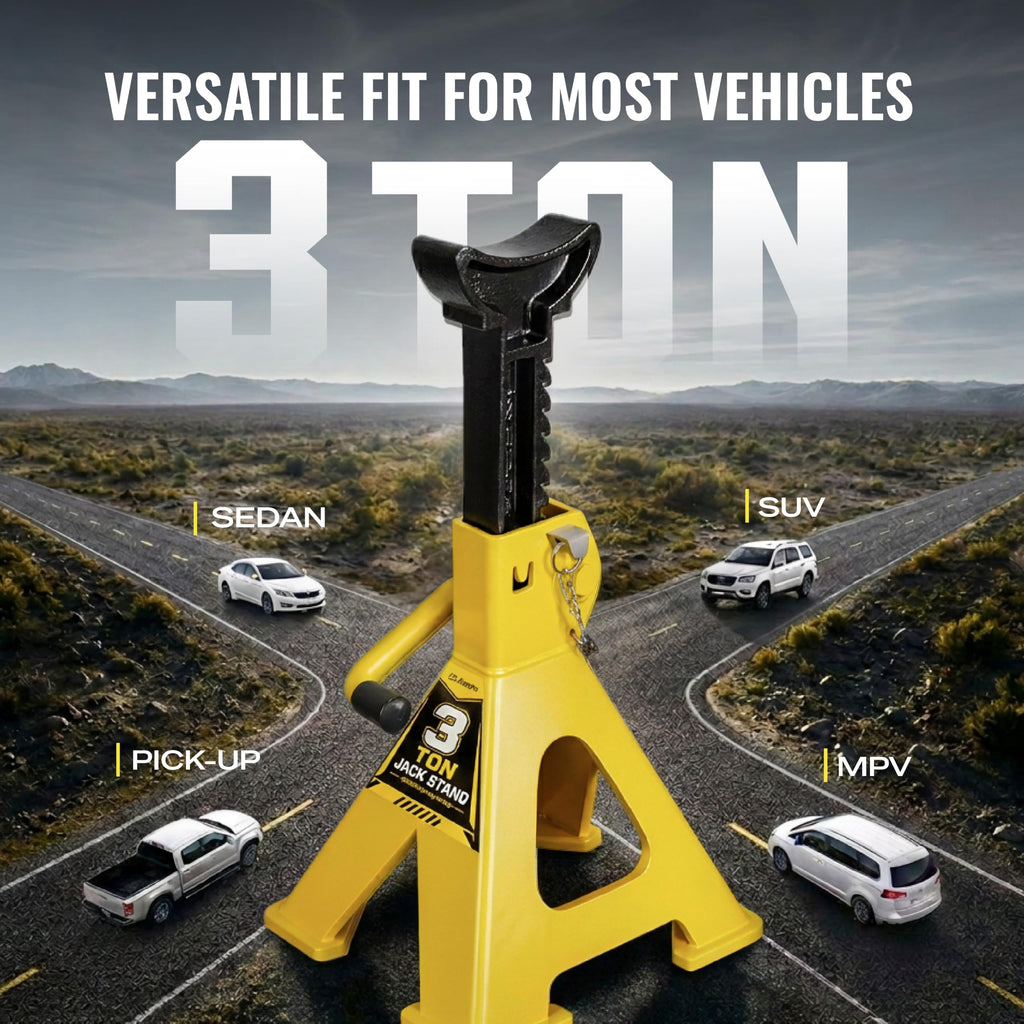 3 Ton Heavy Duty Jack Stands 1 Pair U482511