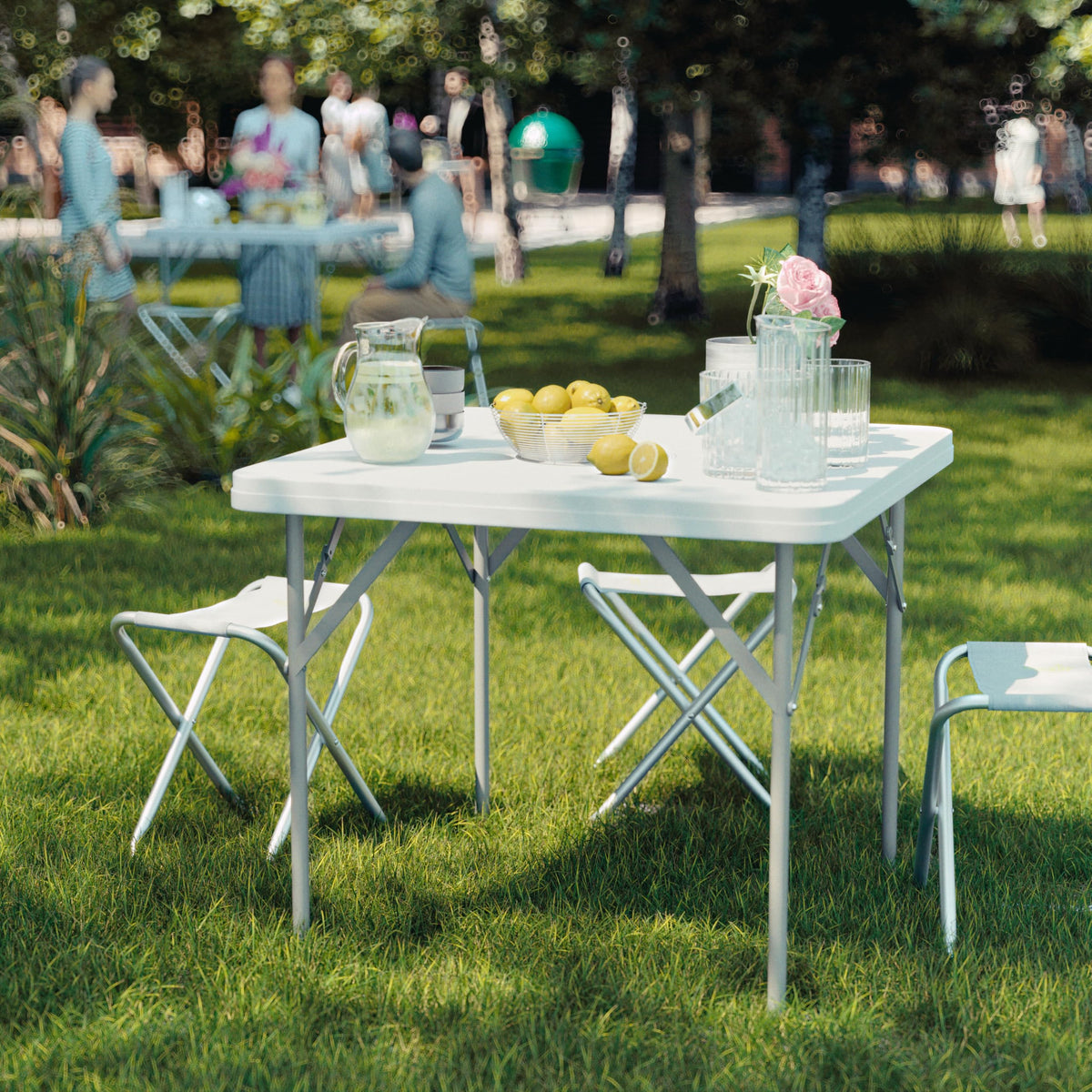 Square Plastic Folding Table M8416