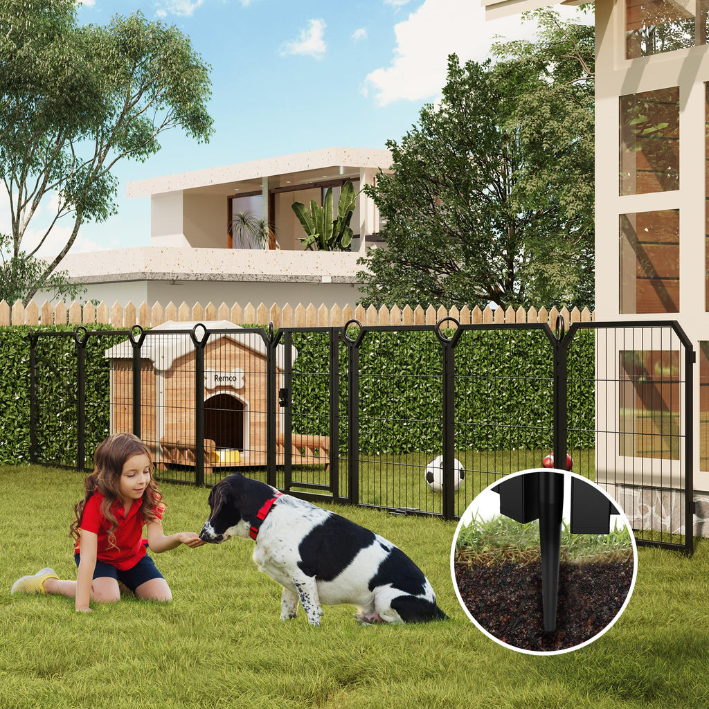32'' 16 Panels Heavy Duty Metal Dog Playpen P397