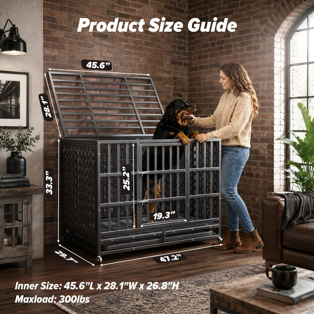 48 Inch Heavy Duty Dog Crate Z98012