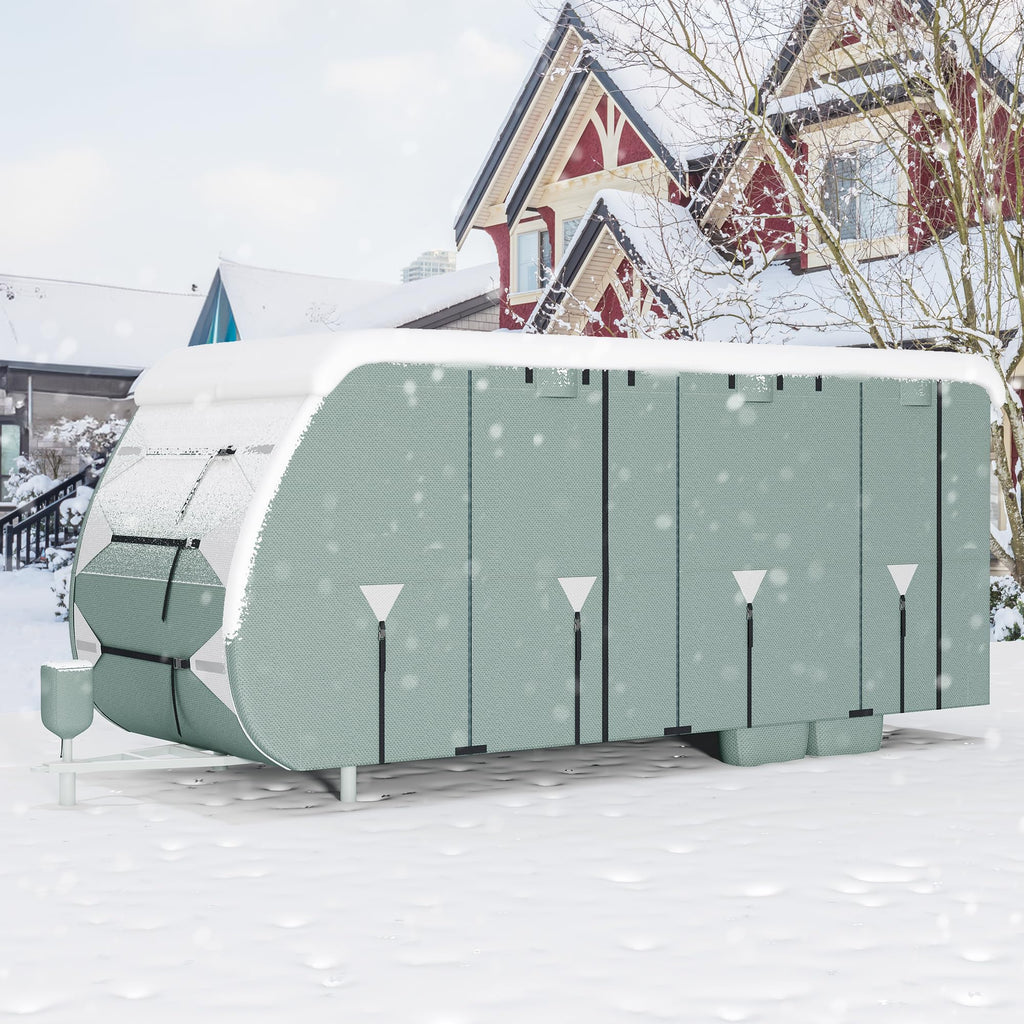 20-22FT Waterproof Rip-Stop Travel Trailer Cover F853