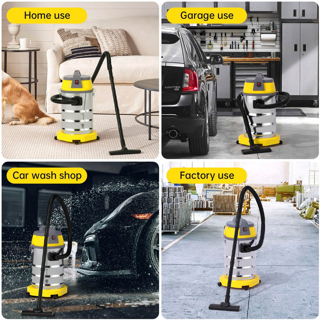 10 Gallon 8 Peak Hp Wet/Dry Shop Vacuum with Attachments S68643