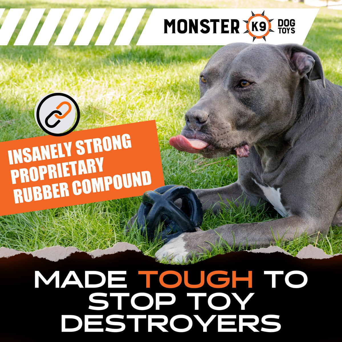 Natural Rubber Dog Toy 5.5 in F4601